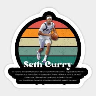 Seth Curry Vintage V1 Sticker